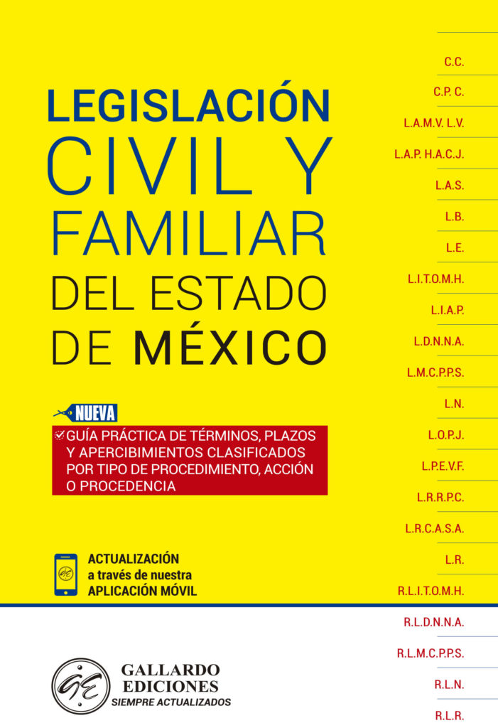 Legislación Civil del Estado de México 2019 y Familiar