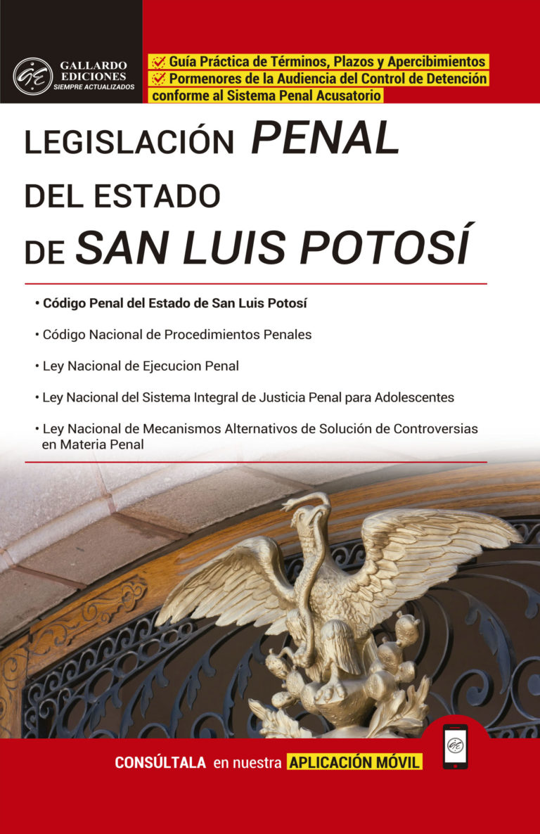Código Penal de San Luis Potosí Legislación 2019