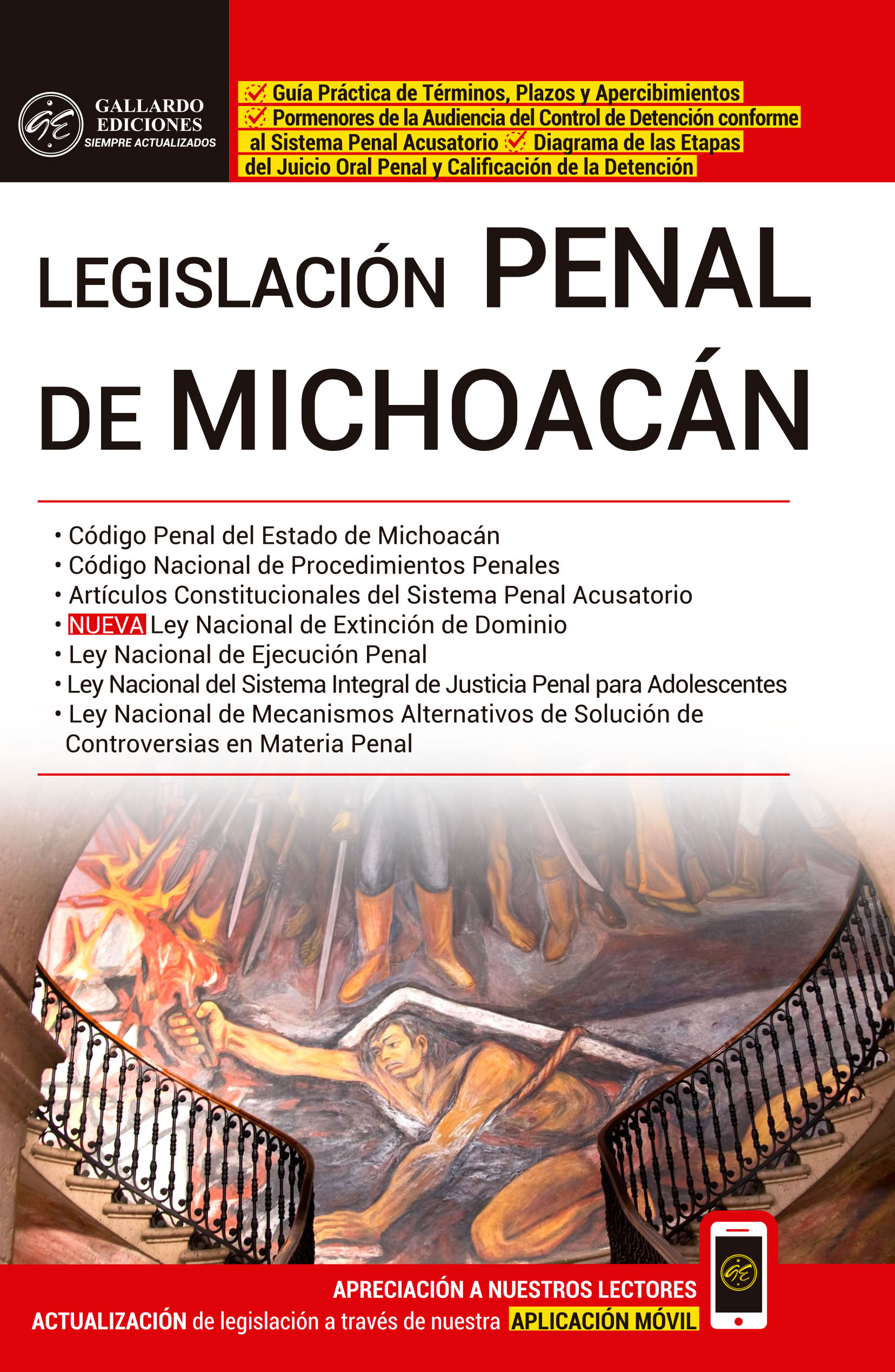 Legislación Penal de Michoacán 2020 Gallardo Ediciones
