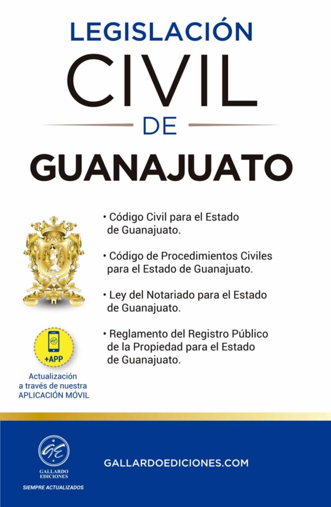 Legislación Civil de Guanajuato 2021 Gallardo Ediciones