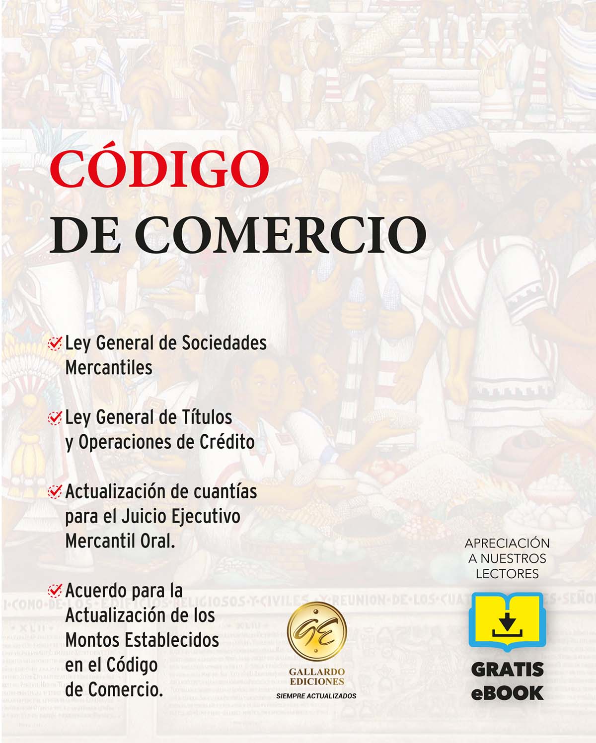 Código de Comercio 2024 Bolsillo + eBook Gallardo Ediciones