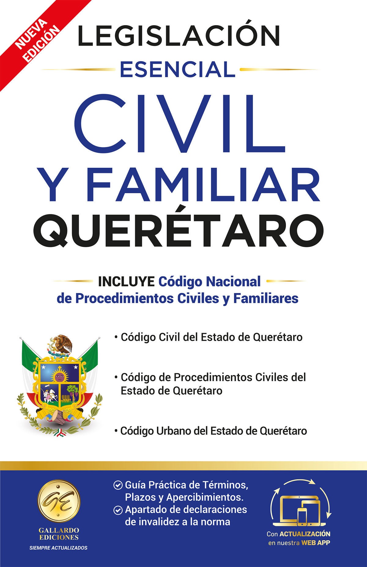 Legislación Esencial Civil y Familiar de Querétaro 2024
